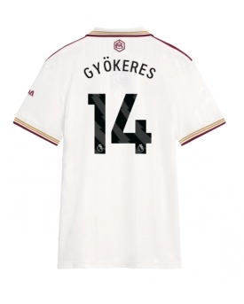 Billige Fotballdrakt Arsenal Viktor Gyokeres #14 Replika Tredjedrakt Dame 2025-26 Kortermet Billige Fotballdrakt Arsenal Viktor Gyokeres #14 Replika Tredjedrakt Dame 2025-26 Kortermet